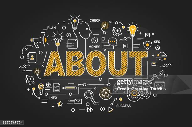 blackboard work and business work process concept - application development team stock illustrations