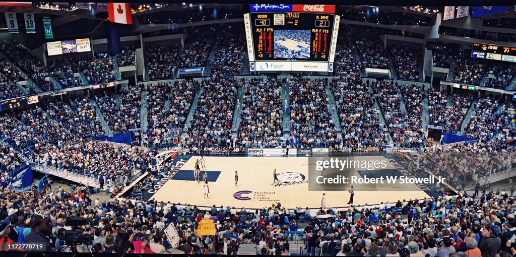 Hartford Civic Center During U Conn Basketball Game