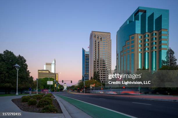 sacramento, california skyline - sacramento stock pictures, royalty-free photos & images