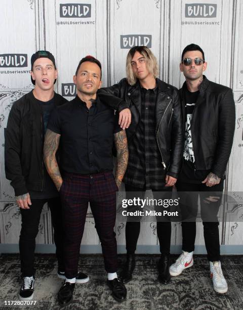 Sleeping With Sirens visits Build Series to discuss "How It Feels To Be Lost" at Build Studio on September 06, 2019 in New York City.
