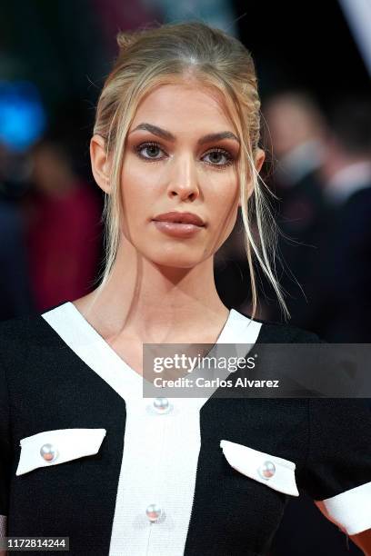 Jessica Goicoechea attends 'Toy Boy' premiere at Teatro Principal on September 06, 2019 in Vitoria-Gasteiz, Spain.