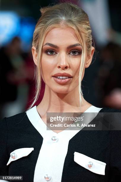 Jessica Goicoechea attends 'Toy Boy' premiere at Teatro Principal on September 06, 2019 in Vitoria-Gasteiz, Spain.