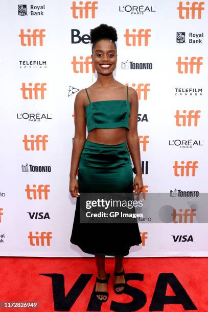 Denee Benton attends "The Friend" premiere during the 2019 Toronto International Film Festival at Princess of Wales Theatre on September 06, 2019 in...