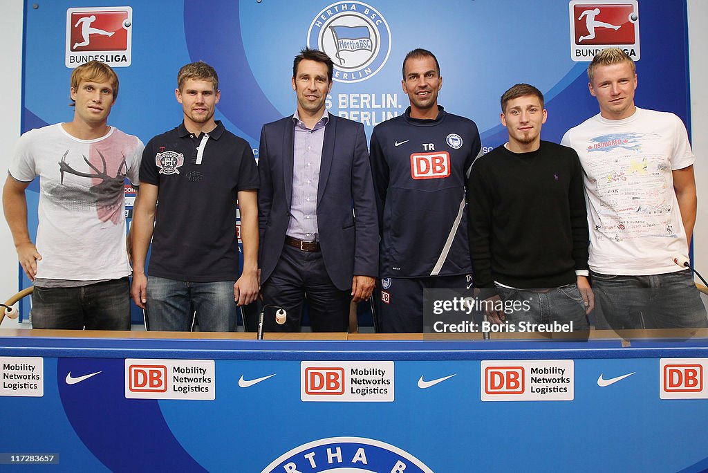 Hertha BSC Berlin - Training & Press Conference