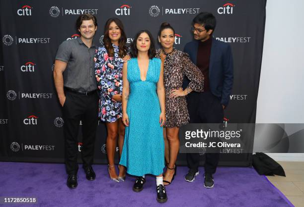 Kevin Bingley, Angelique Cabral, Rosa Salazar, Constance Marie and Siddharth Dhananjay attend The Paley Center For Media's 2019 PaleyFest Fall TV...