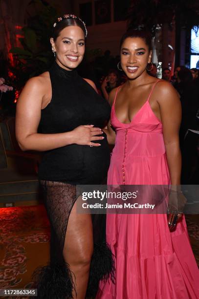 Ashley Graham and Hannah Bronfman attend as Harper's BAZAAR celebrates "ICONS By Carine Roitfeld" at The Plaza Hotel presented by Cartier - Inside on...