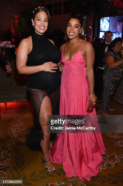 Ashley Graham and Hannah Bronfman attend as Harper's BAZAAR celebrates "ICONS By Carine Roitfeld" at The Plaza Hotel presented by Cartier - Inside on...