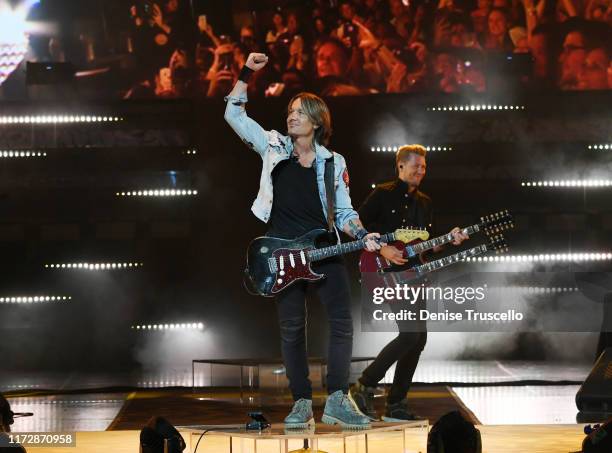 Keith Urban performs at The Colosseum at Caesars Palace on September 06, 2019 in Las Vegas, Nevada.