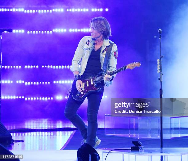 Keith Urban performs at The Colosseum at Caesars Palace on September 06, 2019 in Las Vegas, Nevada.