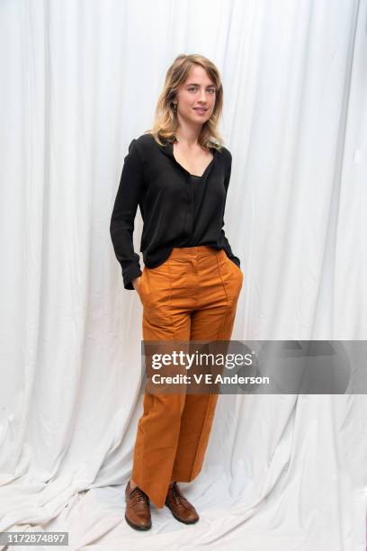 Adele Haenel at the "Portrait Of A Lady On Fire" Press Conference at the Fairmont Royal York on September 06, 2019 in Toronto, Canada.