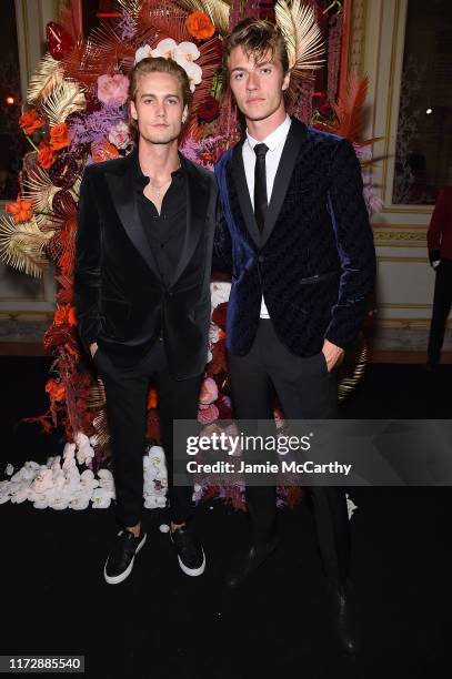 Neels Visser and Lucky Blue Smith attend as Harper's BAZAAR celebrates "ICONS By Carine Roitfeld" at The Plaza Hotel presented by Cartier - Inside on...