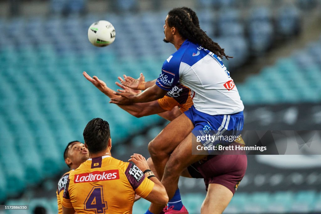 NRL Rd 25 - Bulldogs v Broncos