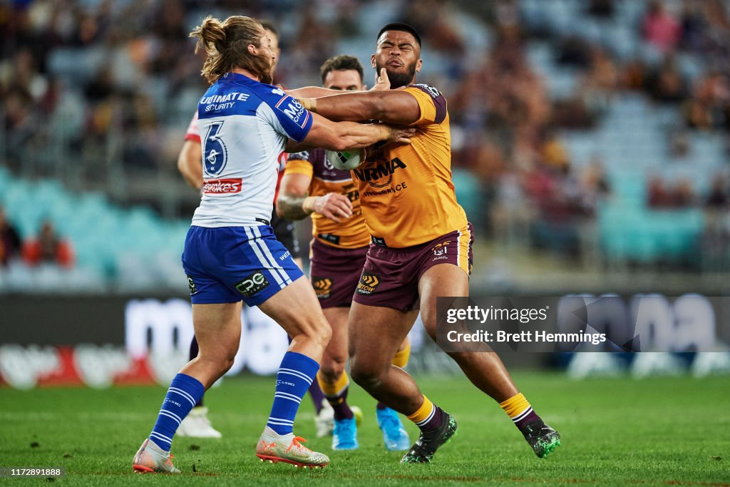 NRL Rd 25 - Bulldogs v Broncos