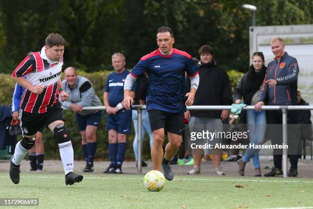Piotr Trochowski in action during the "10. Cup der Fans" Tournament at Sternschanzenpark on September 07, 2019 in Hamburg, Germany.