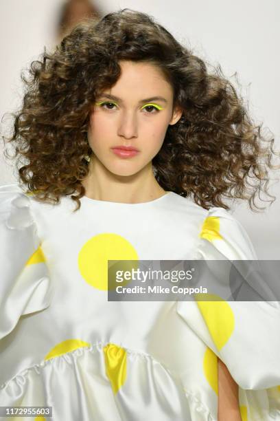 Model walks the runway for Son Jung Wan during New York Fashion Week: The Shows at Gallery II at Spring Studios on September 07, 2019 in New York...
