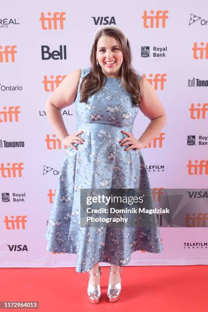 Actress Beanie Feldstein attends the "How To Build A Girl" red carpet premiere at Ryerson Theatre on September 07, 2019 in Toronto, Canada.