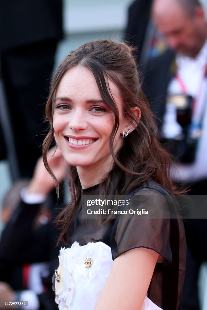 Stacy Martin walks the red carpet ahead of the closing ceremony of ...