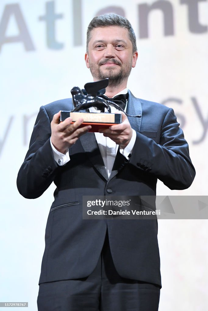 Award Ceremony - The 76th Venice Film Festival