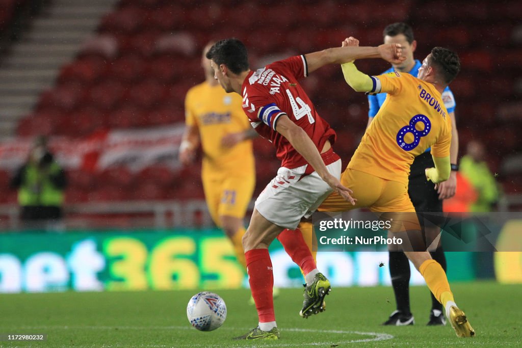 Middlesbrough v Preston North End - Sky Bet Championship