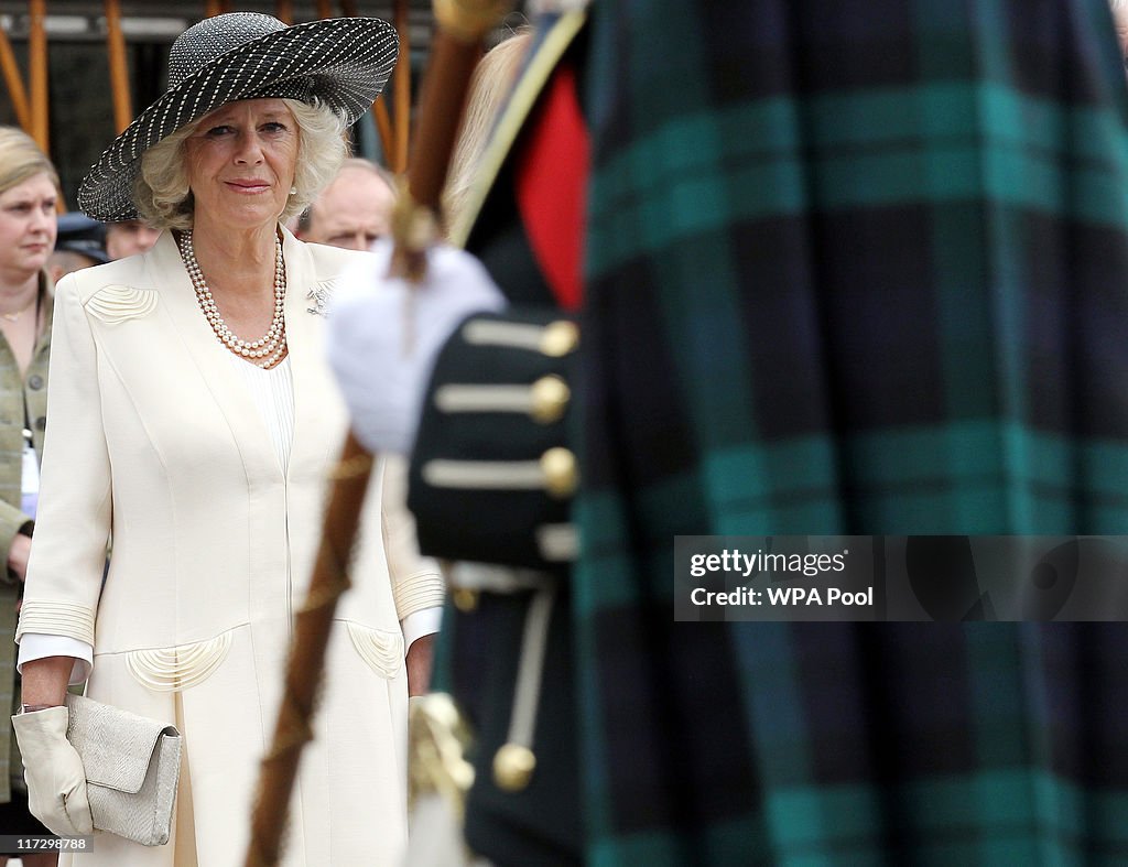 Prince Charles Attends Drumhead Service in Edinburgh
