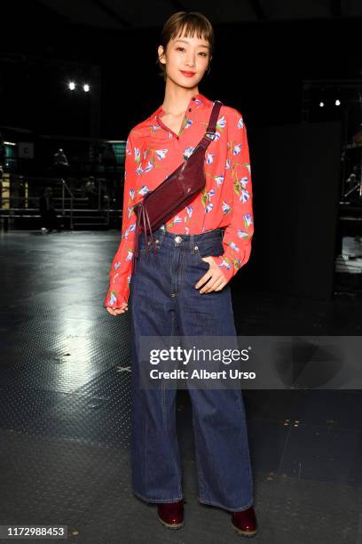 Ayame Goriki attends the Rag & Bone front row during New York Fashion Week: The Shows on September 06, 2019 in New York City.