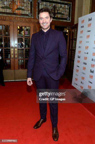 Richard Armitage attends the "My Zoe" premiere during the 2019 Toronto International Film Festival at Winter Garden Theatre on September 07, 2019 in...