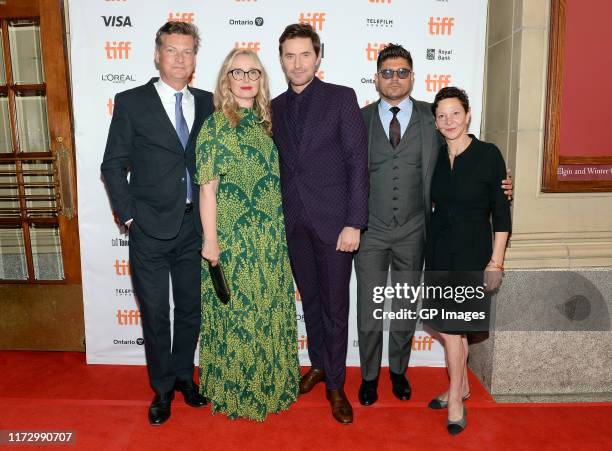 Malte Grunert, Julie Delpy, Richard Armitage, Andrew Levitas and Gabrielle Tana attend the "My Zoe" premiere during the 2019 Toronto International...