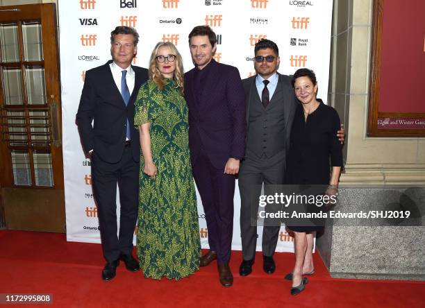 Malte Grunert, Julie Delpy, Richard Armitage, Andrew Levitas and Gabrielle Tana attend the "My Zoe" premiere during the 2019 Toronto International...