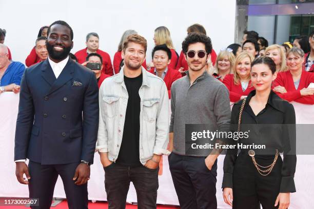 Rising Stars Shamier Anderson, Mikhaïl Ahooja, Chino Darín and Nahéma Ricci attend the "A Beautiful Day In The Neighborhood" premiere during the 2019...