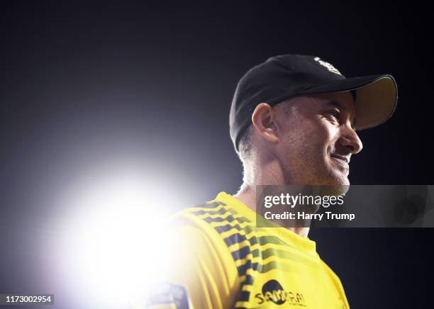 Michael Klinger of Gloucestershire during the Vitality T20 Blast match between Gloucestershire and Derbyshire Falcons at Bristol County Ground on...