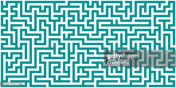 Simple Maize Pattern 659 Simple Maze Pattern High Res Illustrations - Getty Images