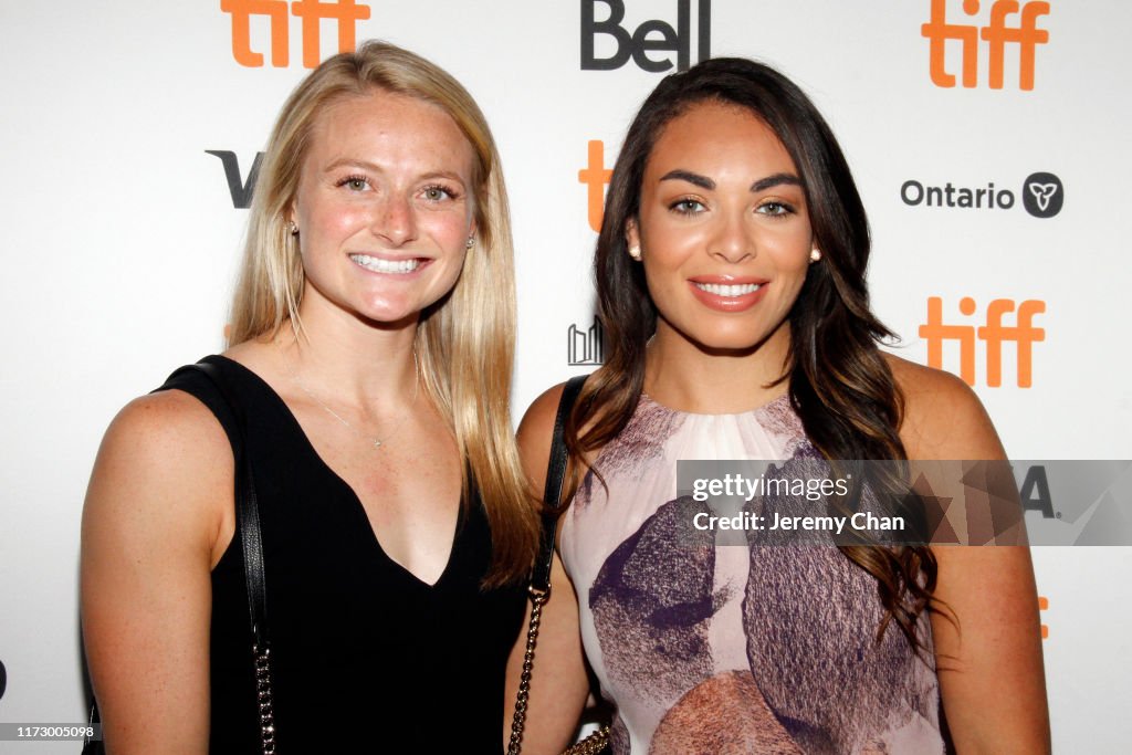 Renata Fast and Sarah Nurse attend the Greed premiere during the