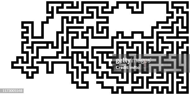 vector background - simple maze stock illustrations