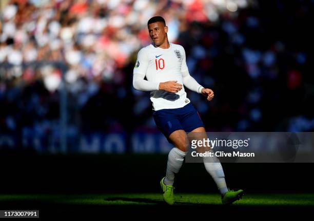 Ross Barkley of England in action during the UEFA Euro 2020 qualifier match between England and Bulgaria at Wembley Stadium on September 07, 2019 in...
