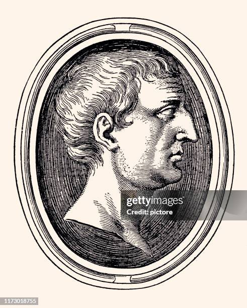 marcus antonius (14. januar 83 v. chr. – 1. august 30 v. chr.) xxxl - cavalier stock-grafiken, -clipart, -cartoons und -symbole