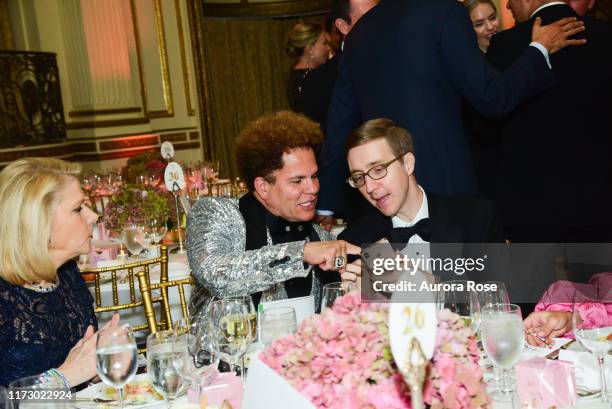 Romero Britto and Howard Warren Buffett attend the World Childhood Foundation Gala at The Plaza on October 1, 2019 in New York City.