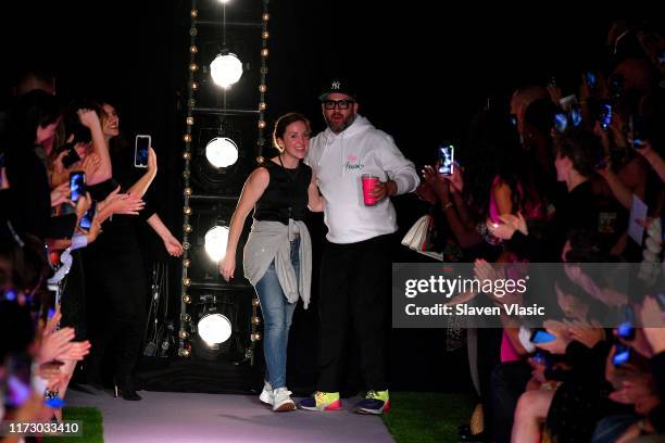 Brandon Maxwell walks the runway for Brandon Maxwell during New York Fashion Week: The Shows on September 07, 2019 in New York City.