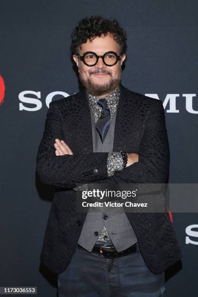 Aleks Syntek attends Sony Music opening studios red carpet at Sony Music studios on October 1, 2019 in Estado de Mexico, Mexico.