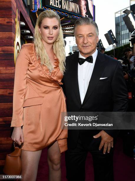 Ireland Baldwin and Alec Baldwin attend the Comedy Central Roast of Alec Baldwin at Saban Theatre on September 07, 2019 in Beverly Hills, California.