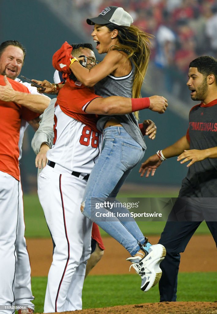 MLB: OCT 01 NL Wild Card - Brewers at Nationals