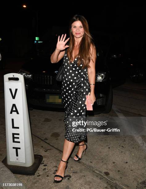 Danielle Vasinova is seen on October 01, 2019 in Los Angeles, California.