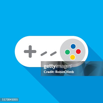 白色視頻遊戲控制器圖示 白色視頻遊戲控制器圖示