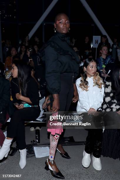 Mama Cax attends the Chromat Spring/Summer 2020 front row during New York Fashion Week: The Shows at Gallery I at Spring Studios on September 07,...
