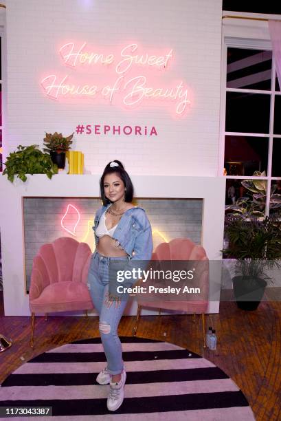 Ashley Quiroz attends SEPHORiA: House of Beauty – Day One at The Shrine Auditorium on September 07, 2019 in Los Angeles, California.