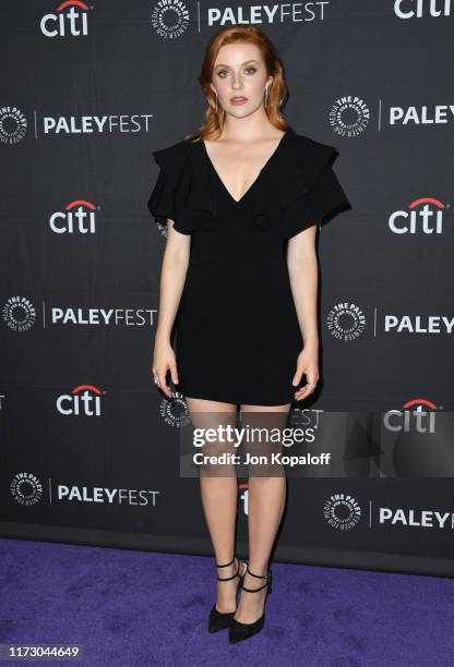 Kennedy McMann attends The Paley Center For Media's 2019 PaleyFest Fall TV Previews - The CW at The Paley Center for Media on September 07, 2019 in...