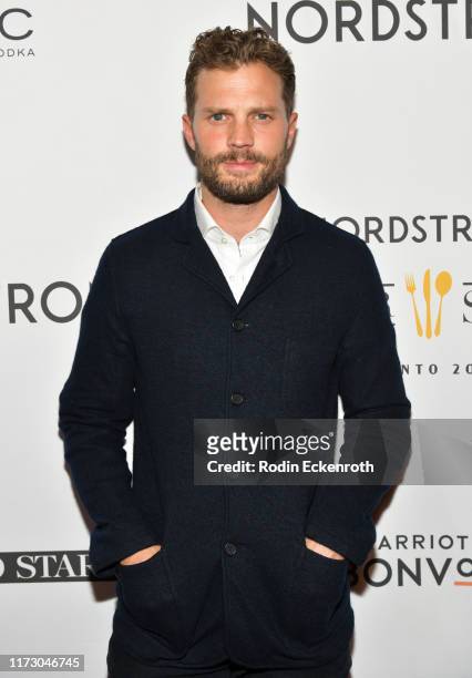 Actor Jamie Dornan attends the "SYNCHRONIC" premiere party at Nordstrom Supper Suite at MARBL Restaurant on September 07, 2019 in Toronto, Canada.