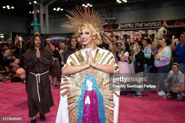 Shuga Cain attends RuPaul's DragCon 2019 at The Jacob K. Javits Convention Center on September 07, 2019 in New York City.
