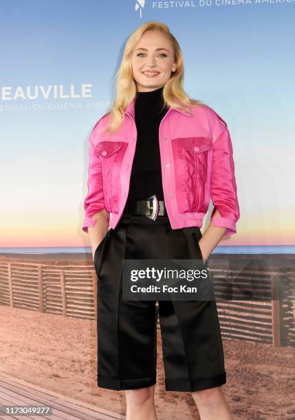 Actress Sophie Turner attends the Heavy Photocall of the 45th Deauville American Film Festival on September 7, 2019 in Deauville, France.