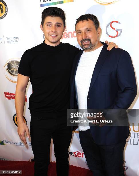 Mateus Ward and Justin Ward attend the Premiere Of "Relish" At The Burbank International Film Festival held at AMC Burbank 16 on September 6, 2019 in...