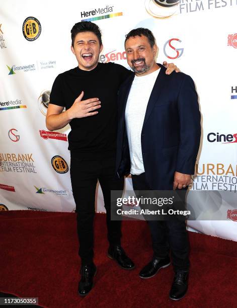 Mateus Ward and Justin Ward attend the Premiere Of "Relish" At The Burbank International Film Festival held at AMC Burbank 16 on September 6, 2019 in...